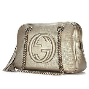 100% AUTH GUCCI SOHO Leather Bag